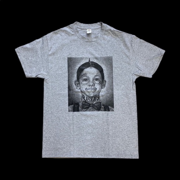 The little rascals gangster alfalfa gray T-shirt tattoos cotton tee - Picture 1 of 1
